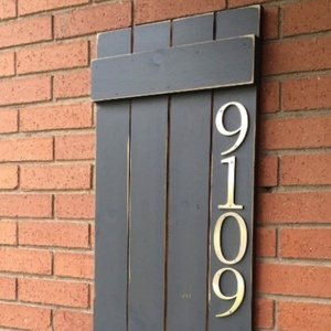 Plaques de numéros de maison personnalisées en gros, lettres de rue, numéros de porte, plaques d'adresse - Product Image 4