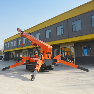 Grúa Araña Hidráulica Mini sobre Orugas <span class=keywords><strong>de</strong></span> 8t con Cesta para Personal y Plataforma Aérea - Product Image 5