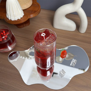 Smokeless Flameless Aromatherapy Jelly Wax <b>Candles</b>-Strawberry Soda Scented Fruit Home Decor for Holiday & Christmas - Product Image 5