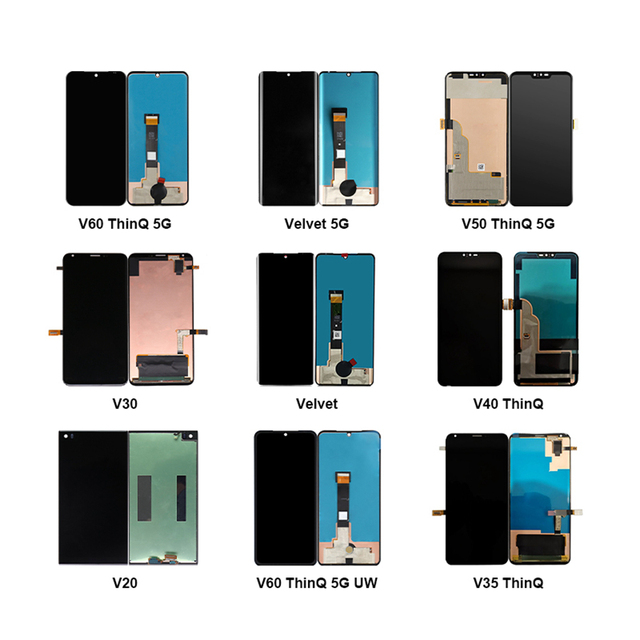Well Priced Custom Original Phone Display Mobile Phone Screen LCD for LG V10 V20 V30 V35 V40 V50 V50S V60 ThinQ Velvet 5G