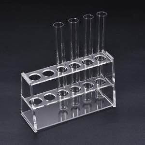 Étagère de <span class=keywords><strong>tube</strong></span> à essai en acrylique à une rangée - Product Image 1