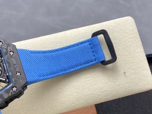 Reloj Mecánico Luminoso de Lujo y Súper Calidad, Resistente al Agua, 44 mm, Movimiento Tourbillon de Fábrica JB, RM53-01, NTPT, Esqueleto de Carbono - Product Image 6