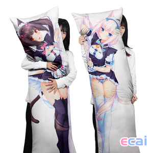 Fundas de Almohada Dakimakura Personalizadas con Diseño de Chicas de Anime <span class=keywords><strong>NEKOPARA</strong></span> Chocolat y Vanilla, Sin Censura, para Adultos - Product Image 1
