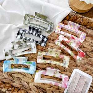 Juego de Pinzas de Pelo Rectangulares Hechas a Mano con Diseño de Frutas, Estilo Lindo, Pinzas de Pelo con Estampado Personalizado de Cerezas para Mujer - Product Image 2