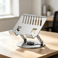 Support pour ordinateur portable en acier carbone de haute qualité, grande taille, réglable, stable et extensible