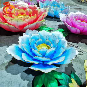 Led Año Nuevo Chino tela de seda lantern festival al aire libre decoración escultura - Product Image 5