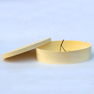 Tùy Chỉnh Dùng Một Lần Vòng Mỏng Handmade Bằng Gỗ Pho Mát Hộp Cho Thủ Công Nến Khung Ảnh Sử Dụng - Product Image 2