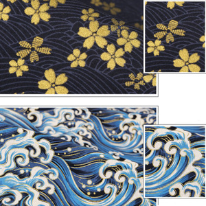 Décoration intérieure en stock lot impression personnalisée 100% pur coton femmes couture tapisserie d'ameublement couture <span class=keywords><strong>tissu</strong></span> floral <span class=keywords><strong>japonais</strong></span> <span class=keywords><strong>au</strong></span> <span class=keywords><strong>mètre</strong></span> - Product Image 3