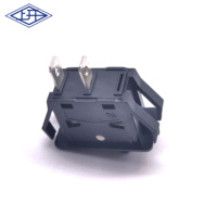 16A 250VAC 2 broches sur interrupteur à bascule noir Spst on off