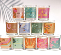 AIKUN 2025 étiquettes multicolores bougie de luxe diffuseur de parfum réutilisable boîte-cadeau écologique bougie