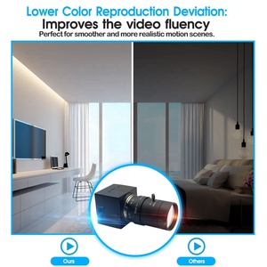 ELP 1080P 2MP Webcam Full HD cámara USB 30fps 60fps 120fps Mini USB cámara con Zoom Manual de 5-50mm lente Varifocal - Product Image 3