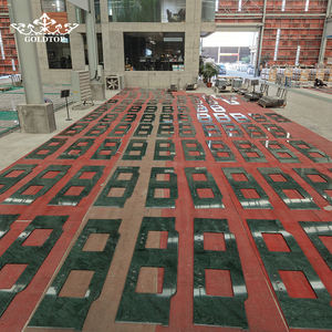 Losas Grandes de Mármol Verde India Pulido de Lujo GOLDTOP (20 mm de Grosor), Duraderas para Paredes Decorativas de Lujo y Pisos de Hoteles Grandiosos - Product Image 2