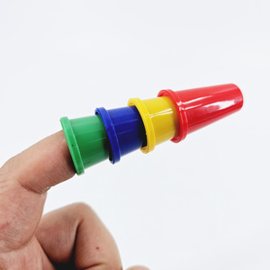 Dedales de doble capa de colores, accesorios de magia King Magic al por mayor, accesorios profesionales para espectáculos de talento, festivales y fiestas. - Product Image 4