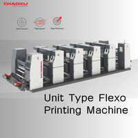 Nouvelle machine flexographique chinoise 8 couleurs à commande Android/iOS, entièrement servo, haute vitesse 200 m/min, pour sacs en plastique/papier