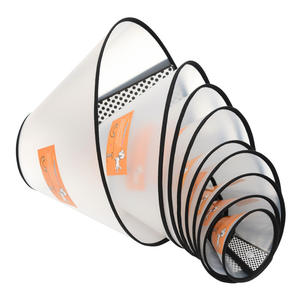 Fabrika özel Anti-Scratch Elizabeth yaka ayarlanabilir plastik Pet kedi kurtarma koni köpeğin postoperatif koruma için - Product Image 1