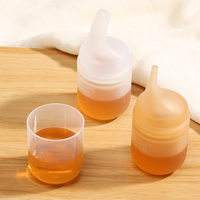 Biberon en silicone réutilisable à deux têtes de nourrisson, anti-colique, pour soins de bébé, ensemble de tétines médicinales pour nourrissons