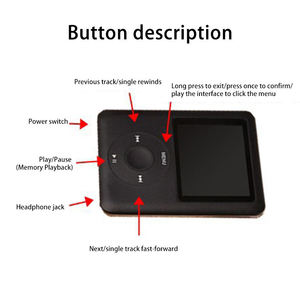 New Fashion Mini Student MP3 Player Multi Language Portable Classic Walkman MP4 Player Daily Music Listening and Student Use - Product Image 2