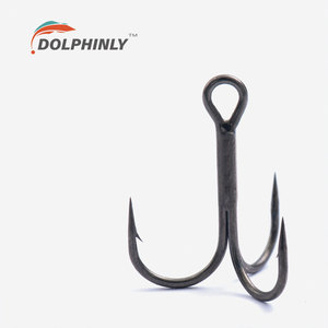 Amo <span class=keywords><strong>da</strong></span> <span class=keywords><strong>Pesca</strong></span> Triplo in Lega di Titanio Giapponese Rivestito in Nero ad Alta Resistenza per la <span class=keywords><strong>Pesca</strong></span> di Spigole e Lucci con Esche Artificiali - Product Image 1