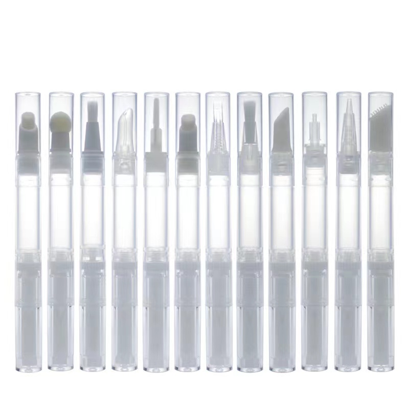 Torsion vide Stylo Cosmétique Conteneur 1ml 2ml 3ml 4ml 5ml 6ml Huile De Cuticule Brillant À Lèvres Nutrition Huile Pour Ongles Avec Pinceau Distributeur