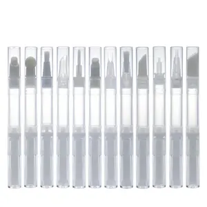 Vuoto Penna di Torsione Contenitore Cosmetico 1ml 2ml 3ml 4ml 5ml 6ml Olio per Cuticole Lip gloss Nutrizione Olio di Chiodo Penna Con La Spazzola Dispenser