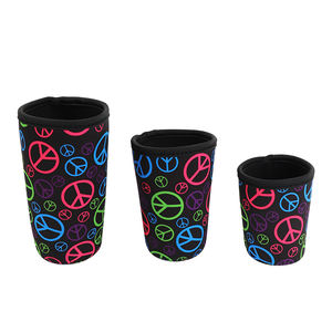 Mangas de taza de café helado de neopreno de alta calidad personalizadas funda de café helado de sublimación funda de café helado de neopreno - Product Image 3