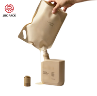 Sachets en plastique réutilisables personnalisés avec logo, pochettes à bec verseur pour liquides avec buse d'aspiration, pochettes verticales pour lotion cosmétique