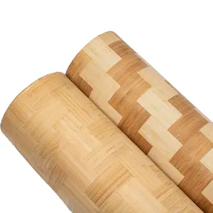 6Mm Natuurlijke Bamboe Fineer Verkoold Geweven Bamboe Fineer Geschilderd Waterdicht Bamboe Hout Fineer