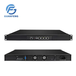 Guanfeng N2600 8 ГБ ОЗУ 128 Гб SSD 19 дюймов pfsense брандмауэр настольное сетевое устройство брандмауэр маршрутизатор opnsense 1u сервер