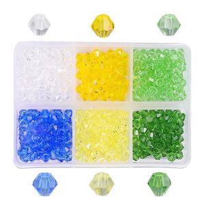 Vente en gros de nouvelles perles diamantées en cristal de verre pour bijoux à bricoler soi-même, bracelets, accessoires de fabrication de bijoux - Product Image 6