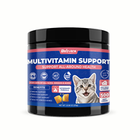 Vente en gros usine OEM Personnalisé Friandises à mâcher molles multivitaminées pour chats Formulation quotidienne de probiotiques et minéraux Contrôle des boules de poils Santé