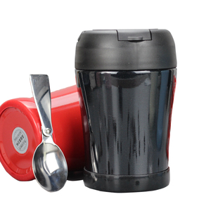Bán Buôn Tùy Chỉnh Thép Không Gỉ Chân Không Cách Điện Phích Thực Phẩm Jar Ăn Trưa Flask Với Spoon Cho Quà Tặng Doanh Nghiệp - Product Image 1