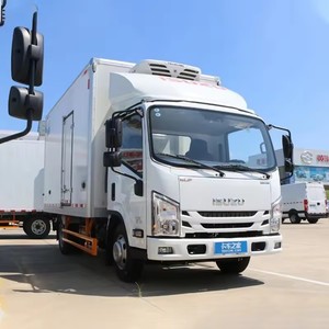 Famosa marca Isuzu pequeña caja refrigerada camión de transporte de alimentos congelados para la venta caliente - Product Image 2