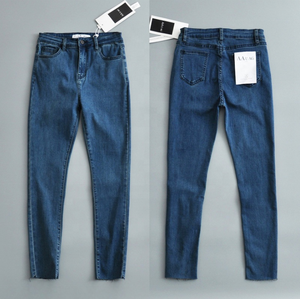 Lote de existencias de pantalones <span class=keywords><strong>vaqueros</strong></span> hechos en China, <span class=keywords><strong>comprar</strong></span> pantalones <span class=keywords><strong>vaqueros</strong></span> a granel, nuevos diseños, fotos, pantalones <span class=keywords><strong>vaqueros</strong></span> para mujer - Product Image 4