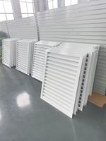 Vente en gros de profilés de persiennes en aluminium fixes à ouverture horizontale, résistantes aux intempéries, pour l'extérieur
