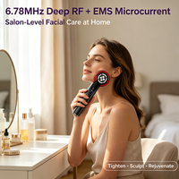 Appareil de massage radiofréquence multifonction pour le visage et le cou, lissant les ridules et raffermissant la peau à domicile