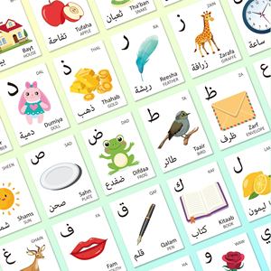 Tarjetas de Memoria Personalizadas con Imágenes para Aprender a Leer y Hablar, Tarjetas de Memoria para Jardín de Infancia, Preescolar hasta <span class=keywords><strong>3</strong></span>.º Grado, Juego de Vocabulario con Código de Colores - Product Image 6