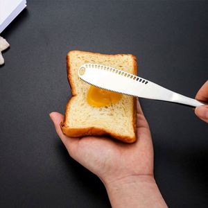 Cuchillo para Queso Multifuncional 3 en 1, Espátula para Mantequilla, Rizador de Mantequilla de Acero Inoxidable 18/0, Cuchillo para Mantequilla Caliente - Product Image 4