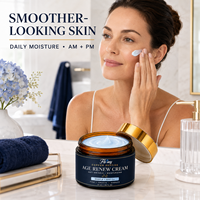 Crème Visage Anti-rides Raffermissante GHK CU Peptide Acide Hyaluronique Hydratante Liftante Hydratant Facial Fourniture en Gros OEM