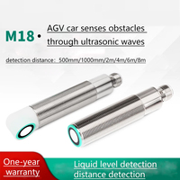 BXUAN Ultraschall-Füllstandsensor 18mm 4-20mA Analogausgang 30-300mm Abstandssensor für Kleintank-Flüssigkeitsüberwachung