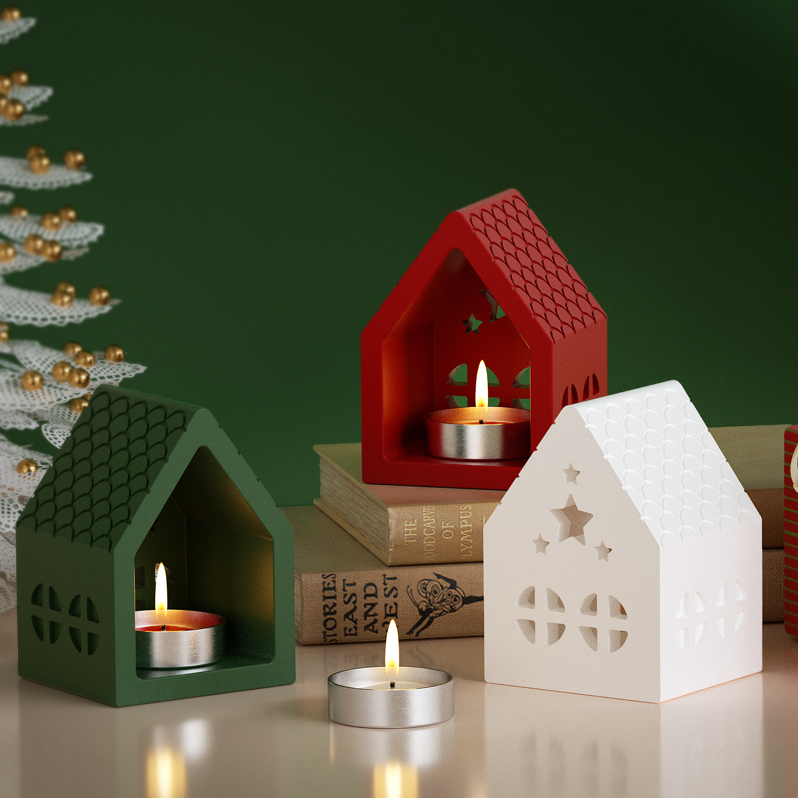 Ornements maison étoile 001-4374