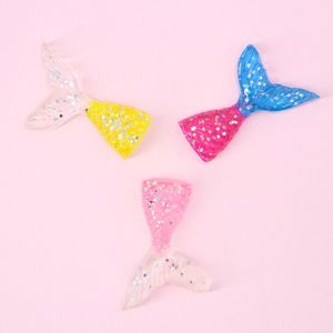 Trong suốt Sequins DIY kem keo nhựa Phụ kiện mô phỏng Đuôi Cá Nàng Tiên Cá Điện thoại di động Trường hợp tủ lạnh Sticker - Product Image 5