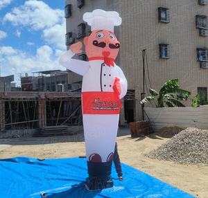 3 متر الإعلان عالية نفخ التلويح اليد طاه السماء راقصة نفخ الهواء طاه راقصة للإعلان مطعم - Product Image 6