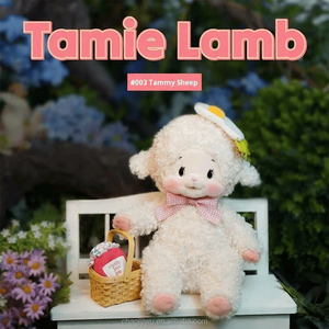 Bobonuts Ribo, Peluche de Cordero Reconfortante, Almohada para Dormir, Muñeco de Peluche, Juguete de Peluche de 31-50 cm, Relleno de Algodón, Regalo de Cumpleaños - Product Image 4