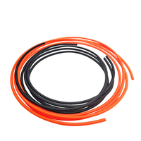 Tuyau ondulé en PP ignifuge OD 7 10 20 mm, résistant aux hautes températures, tube de protection de câbles, conduit de ventilation