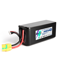 1500mAh 6S 22.8V 100C LiHV LiPo XT90 untuk Drone Balap Cinewhoop FPV 5 Inci dengan Daya Tahan 800 Siklus