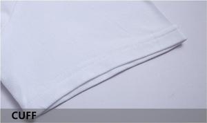 Tùy Chỉnh In Ấn Màu Trắng Chất <span class=keywords><strong>L</strong></span>ượng Cao 100% Polyester Vải 200gsm Cotton Cảm Giác T Áo Sơ Mi - Product Image 5