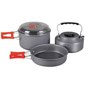 Bulin Bl200-c11 Camping Kitchen Cookware Set 2 Person Aluminium Cooking Pot Set Camping Accessories