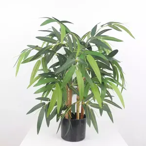 selling Wholesale artificial bamboo tree fake artificial bamboo plant plastic artificial bamboo stem