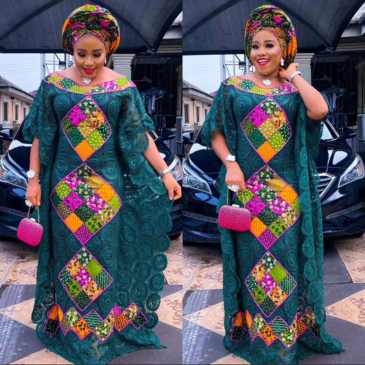 Ankara Gown for Mothers Elegant Party Wedding Dress