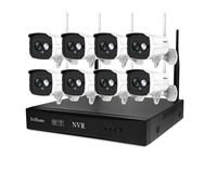 Sistema de alarme à prova d' água, venda quente ip wi-fi externa cctv câmera 8hs wi-fi